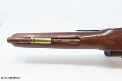 RARE SIMEON NORTH USN Model 1808 NAVY FLINTLOCK Pistol WAR OF 1812 Antique Early American U.S. Sidearm with Belt Hook! - Image 7 of 18