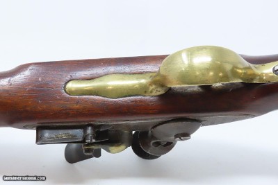 RARE SIMEON NORTH USN Model 1808 NAVY FLINTLOCK Pistol WAR OF 1812 Antique Early American U.S. Sidearm with Belt Hook! - Image 6 of 18