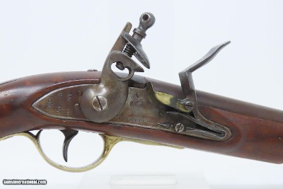 RARE SIMEON NORTH USN Model 1808 NAVY FLINTLOCK Pistol WAR OF 1812 Antique Early American U.S. Sidearm with Belt Hook! - Image 13 of 18