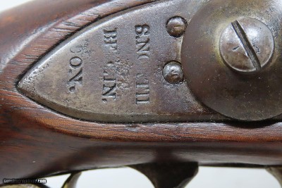 RARE SIMEON NORTH USN Model 1808 NAVY FLINTLOCK Pistol WAR OF 1812 Antique Early American U.S. Sidearm with Belt Hook! - Image 16 of 18