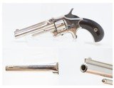 Very Nice SCARCE Antique DERINGER .22 Cal. RF POCKET Revolver NICKEL PLATED By Henry Deringer’s Great Grandson w/ROSEWOOD GRIPS - 1 of 17