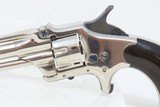 Very Nice SCARCE Antique DERINGER .22 Cal. RF POCKET Revolver NICKEL PLATED By Henry Deringer’s Great Grandson w/ROSEWOOD GRIPS - 4 of 17