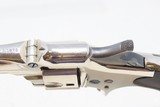 Very Nice SCARCE Antique DERINGER .22 Cal. RF POCKET Revolver NICKEL PLATED By Henry Deringer’s Great Grandson w/ROSEWOOD GRIPS - 7 of 17