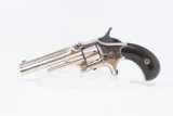 Very Nice SCARCE Antique DERINGER .22 Cal. RF POCKET Revolver NICKEL PLATED By Henry Deringer’s Great Grandson w/ROSEWOOD GRIPS - 2 of 17