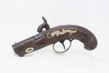 ENGRAVED Antique ANDREW WURFFLEIN “PHILADELPHIA DERINGER” Percussion Pistol Period & Quality Copy of Henry Deringer’s Famous Pistol - 14 of 17