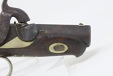 ENGRAVED Antique ANDREW WURFFLEIN “PHILADELPHIA DERINGER” Percussion Pistol Period & Quality Copy of Henry Deringer’s Famous Pistol - 5 of 17