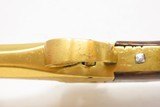 ENGRAVED & GOLD FINISHED Antique 1850s .44 Percussion SELF DEFENSE Pistol
EXCELLENT Cannon Barrel BELT/MUFF/POCKET Pistol! - 11 of 16