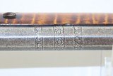 Antique .36 Caliber FLINTLOCK LONG RIFLE KETLAND ENGRAVED Full-Stock Full-Length Maple Stock - 11 of 22