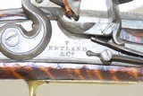 Antique .36 Caliber FLINTLOCK LONG RIFLE KETLAND ENGRAVED Full-Stock Full-Length Maple Stock - 6 of 22
