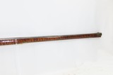 Antique .36 Caliber FLINTLOCK LONG RIFLE KETLAND ENGRAVED Full-Stock Full-Length Maple Stock - 5 of 22