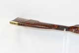Antique .36 Caliber FLINTLOCK LONG RIFLE KETLAND ENGRAVED Full-Stock Full-Length Maple Stock - 13 of 22
