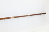 Antique .36 Caliber FLINTLOCK LONG RIFLE KETLAND ENGRAVED Full-Stock Full-Length Maple Stock - 9 of 22