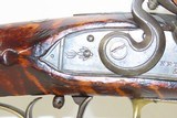 Antique .36 Caliber FLINTLOCK LONG RIFLE KETLAND ENGRAVED Full-Stock Full-Length Maple Stock - 7 of 22