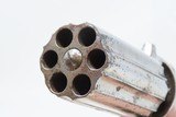 BRITISH PROOFED Antique .32 Cal. Bar Hammer Percussion PEPPERBOX RevolverDouble Action Pepperbox with Nickel Finish - 9 of 16