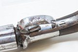 BRITISH PROOFED Antique .32 Cal. Bar Hammer Percussion PEPPERBOX RevolverDouble Action Pepperbox with Nickel Finish - 11 of 16