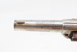 NICE Antique COLT “NEW LINE” .22 RF ETCHED PANEL Pocket Revolver WILD WEST - 9 of 18