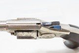 NICE Antique COLT “NEW LINE” .22 RF ETCHED PANEL Pocket Revolver WILD WEST - 7 of 18