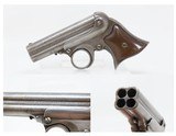 Civil War REMINGTON-ELLIOT Antique RING TRIGGER .32 RF PEPPERBOX PistolCivil War Era 4-Shot Deringer Pistol - 1 of 18