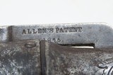 CIVIL WAR Era Antique ALLEN & WHEELOCK .31 PERCUSSION Pepperbox GOLD RUSHRIVERBOAT GAMBLER 6-Shot Pepperbox - 6 of 19