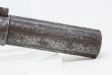 CIVIL WAR Era Antique ALLEN & WHEELOCK .31 PERCUSSION Pepperbox GOLD RUSHRIVERBOAT GAMBLER 6-Shot Pepperbox - 19 of 19