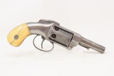 RARE Antique ALLEN & WHEELOCK DA .30 Percussion Revolver ANTIQUE IVORY GRIP CIVIL WAR Era Pocket Revolver with CYLINDER SCENE - 19 of 22