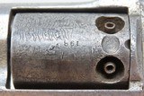 RARE Antique ALLEN & WHEELOCK DA .30 Percussion Revolver ANTIQUE IVORY GRIP CIVIL WAR Era Pocket Revolver with CYLINDER SCENE - 12 of 22
