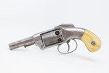 RARE Antique ALLEN & WHEELOCK DA .30 Percussion Revolver ANTIQUE IVORY GRIP CIVIL WAR Era Pocket Revolver with CYLINDER SCENE - 2 of 22