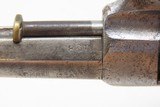 RARE Antique ALLEN & WHEELOCK DA .30 Percussion Revolver ANTIQUE IVORY GRIP CIVIL WAR Era Pocket Revolver with CYLINDER SCENE - 18 of 22