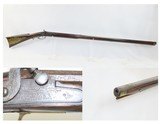 PENNSYLVANIA Antique LONG RIFLE .36 BIRD & BROTHERS Philadelphia PA With Large Brass Patchbox, Double Set Triggers, Octagonal Barrel - 1 of 19