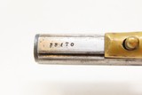 CIVIL WAR Era Antique C. SHARPS .22 PEPPERBOX Wild West RIVERBOAT GAMBLERMfg. 1859-74 Model 1 Pocket Pepperbox Revolver - 11 of 19