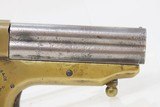 CIVIL WAR Era Antique C. SHARPS .22 PEPPERBOX Wild West RIVERBOAT GAMBLERMfg. 1859-74 Model 1 Pocket Pepperbox Revolver - 19 of 19