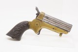 CIVIL WAR Era Antique C. SHARPS .22 PEPPERBOX Wild West RIVERBOAT GAMBLERMfg. 1859-74 Model 1 Pocket Pepperbox Revolver - 16 of 19