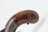 GOLD RUSH Era ALLEN & THURBER Antique WORCHESTER Period PEPPERBOX RevolverENGRAVED First DA Revolving Percussion Pistol - 3 of 18
