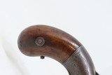 GOLD RUSH Era ALLEN & THURBER Antique WORCHESTER Period PEPPERBOX RevolverENGRAVED First DA Revolving Percussion Pistol - 16 of 18