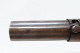 GOLD RUSH Era ALLEN & THURBER Antique WORCHESTER Period PEPPERBOX RevolverENGRAVED First DA Revolving Percussion Pistol - 11 of 18