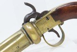 SCARCE Antique 4-Shot “SWEDISH DARLING” All BRASS .28 PEPPERBOX Revolver
Brass Percussion Single Action Pistol Made in Sweden - 4 of 16