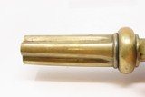 SCARCE Antique 4-Shot “SWEDISH DARLING” All BRASS .28 PEPPERBOX Revolver
Brass Percussion Single Action Pistol Made in Sweden - 12 of 16