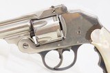 IVER JOHNSON Safety Automatic Revolver BOURNE KNUCKLE DUSTER 2nd Model C&R Revolver with PEARL GRIPS - 8 of 21
