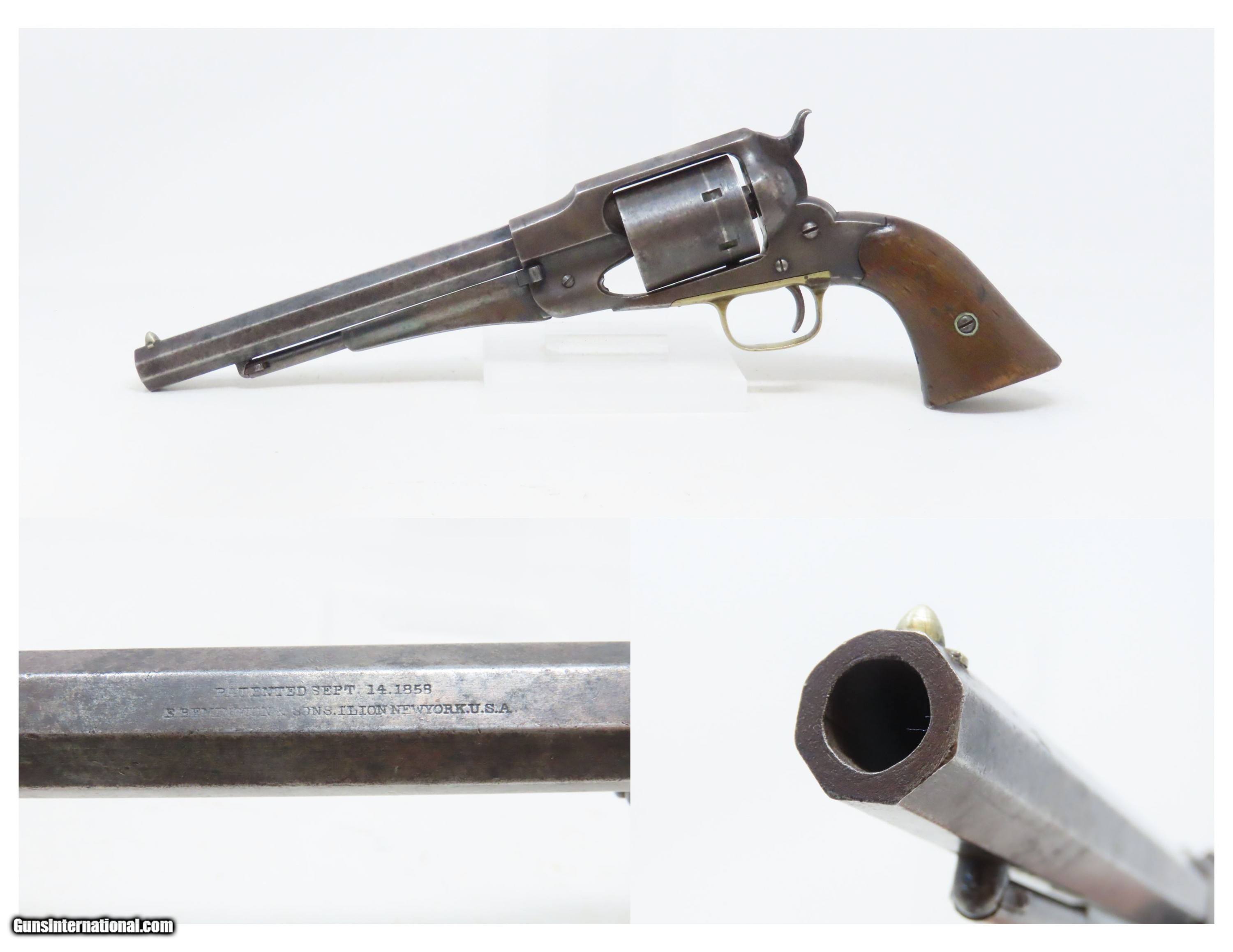 Pietta™ 1858 Remington Buffalo Black Powder Revolver, .44 Cal Brass