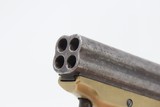 CIVIL WAR Era Antique C. SHARPS .22 PEPPERBOX Wild West RIVERBOAT GAMBLERMfg. 1859-74 Model 1 Pocket Pepperbox Revolver - 9 of 18