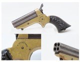 CIVIL WAR Era Antique C. SHARPS .22 PEPPERBOX Wild West RIVERBOAT GAMBLERMfg. 1859-74 Model 1 Pocket Pepperbox Revolver - 1 of 18