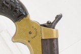 CIVIL WAR Era Antique C. SHARPS .22 PEPPERBOX Wild West RIVERBOAT GAMBLERMfg. 1859-74 Model 1 Pocket Pepperbox Revolver - 17 of 18