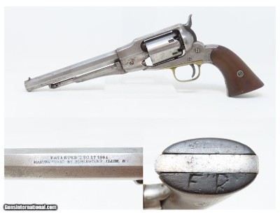 Rare CIVIL WAR Antique U.S. REMINGTON Model 1861 NAVY Percussion Revolver
One of Roughly 7,000 “OLD MODEL NAVY” Made in 1862