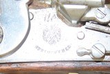 Antique U.S. SPRINGFIELD ARMORY Model 1795 FLINTLOCK WAR of 1812 Era Musket U.S. Military Musket w/1808 Dated LOCK & BUTTPLATE - 7 of 22