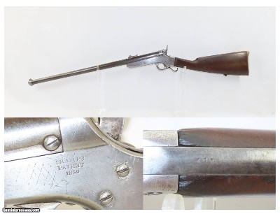 SHARPS & HANKINS Model 1862 NAVY Carbine USN CIVIL WAR Antique One of 6,686 Navy Purchased During the Civil War