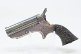 CIVIL WAR Era Antique C. SHARPS .22 PEPPERBOX Wild West RIVERBOAT GAMBLERFINE Model 1 Pocket Pepperbox Revolver - 7 of 23