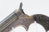 CIVIL WAR Era Antique C. SHARPS .22 PEPPERBOX Wild West RIVERBOAT GAMBLERFINE Model 1 Pocket Pepperbox Revolver - 9 of 23