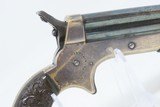 CIVIL WAR Era Antique C. SHARPS .22 PEPPERBOX Wild West RIVERBOAT GAMBLERFINE Model 1 Pocket Pepperbox Revolver - 22 of 23