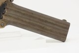 Rare Antique WILLIAM W. MARSTON Three Barrel .32 Caliber RF DERINGER Pistol UNIQUE 1860s “KITTREDGE CIN. O” Marked Barrel Group - 19 of 19