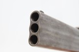 Rare Antique WILLIAM W. MARSTON Three Barrel .32 Caliber RF DERINGER Pistol UNIQUE 1860s “KITTREDGE CIN. O” Marked Barrel Group - 10 of 19